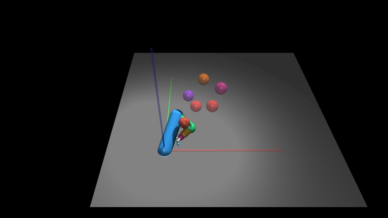 6-Axis Arm MuJoCo simulation