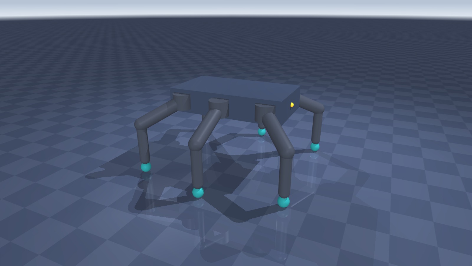 Hexapod mid-stride